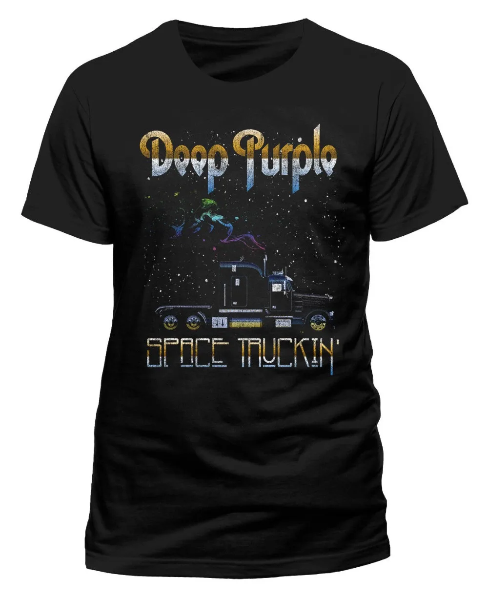 Deep purple 'space truckin' футболка NUOVO e Originale | Мужская одежда