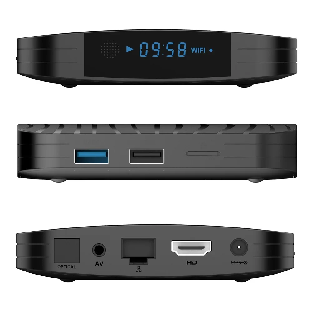 T95X2 caja de TV inteligente Android 8,1 4 GB 32 GB 64 GB Amlogic S905X2 Quad Core H.265 4 K Youtube reproductor multimedia Set top Box T95 X2 - 6