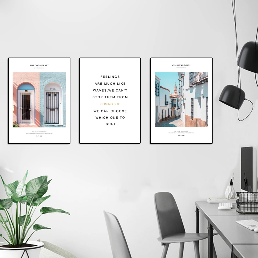 Inspiring Words Modern Posters And Prints Letters Wall Art Pictures For Living Room Wall