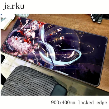 

Hatsune Miku mouse pad gamer 90x40cm notbook mouse mat gel gaming mousepad Professional pad mouse PC desk padmouse accessories