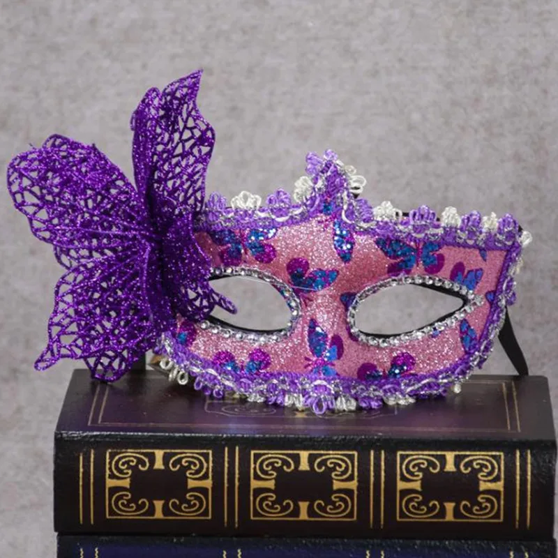 

Venetian Painted Princess Party Mask Christmas Butterfly Mask Halloween Masquerade Lady 30pcs