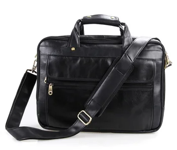 

Genuine Leather Men Bag Vintage Men's Briefcase Shoulder Bussiness Laptop Bag Men Messenger Mags men's travel bags #MD-J7146