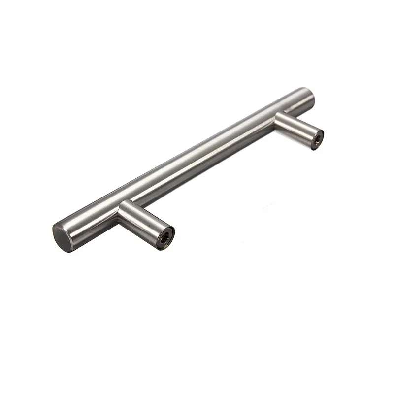 10 x 128mm Solid T BAR Handles Nickel Kitchen Cabinet Door Cupboard Drawer