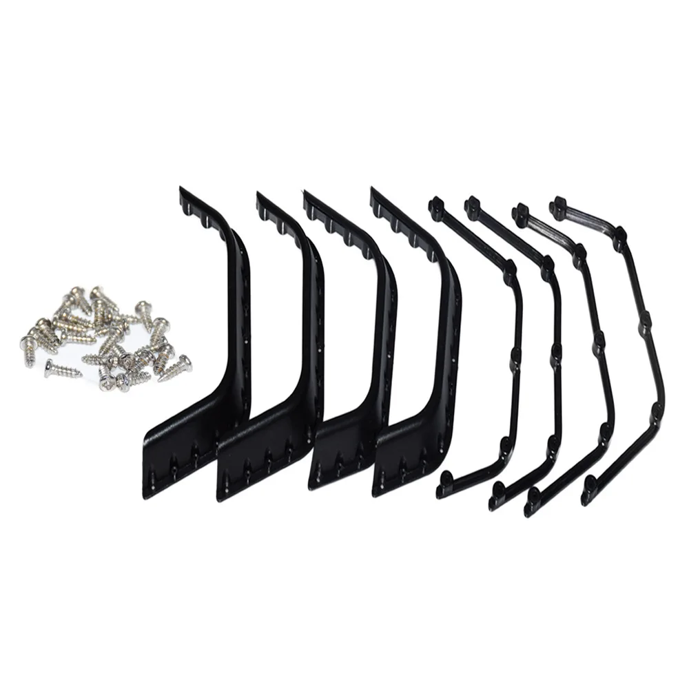 

Fenders Flare Set for 1/10 RC Cars Crawler Truck Axial SCX10 D90 D110 Body J8S5 Plastic Wide Style Protector 7cm*5cm*0.2cm