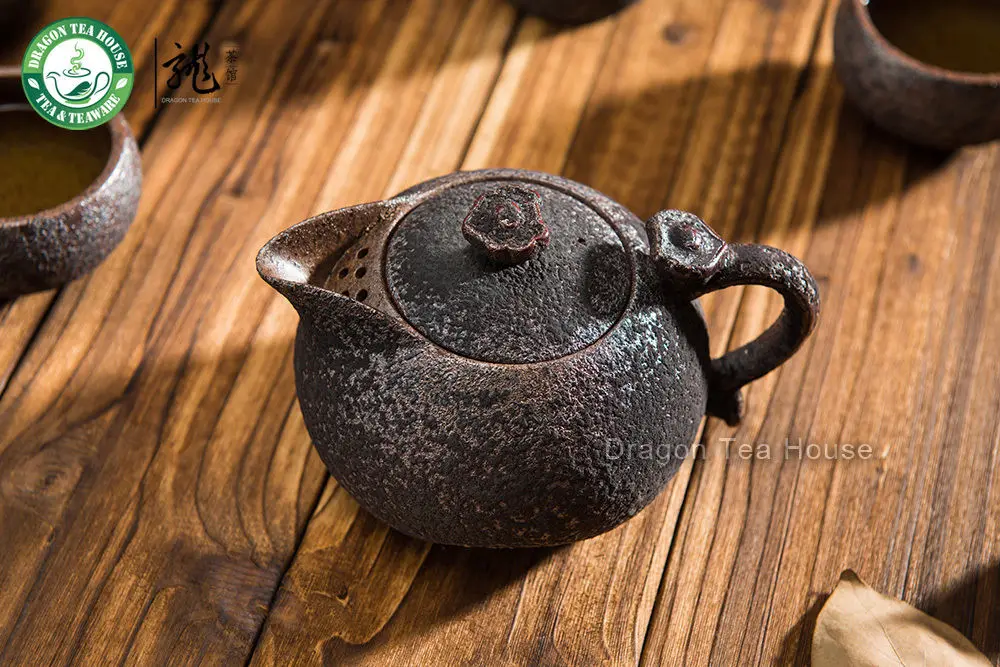 Ручной работы деревянный церемонический кунг-фу чай в древнем стиле чайник Ruyi 240 мл 8,11 унций