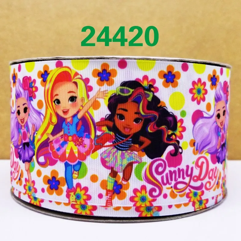 50 ярдов мультфильм напечатанный grosgrain ленты 24422