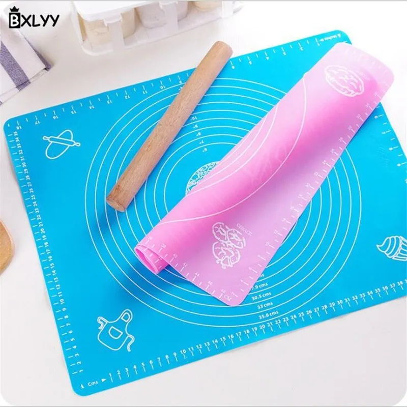

BXLYY 26*29cm High Temperature Resistant Non-slip Silicone Mat Surface Mat 2019 New Year Decoration Pastry Baking Accessories.7z