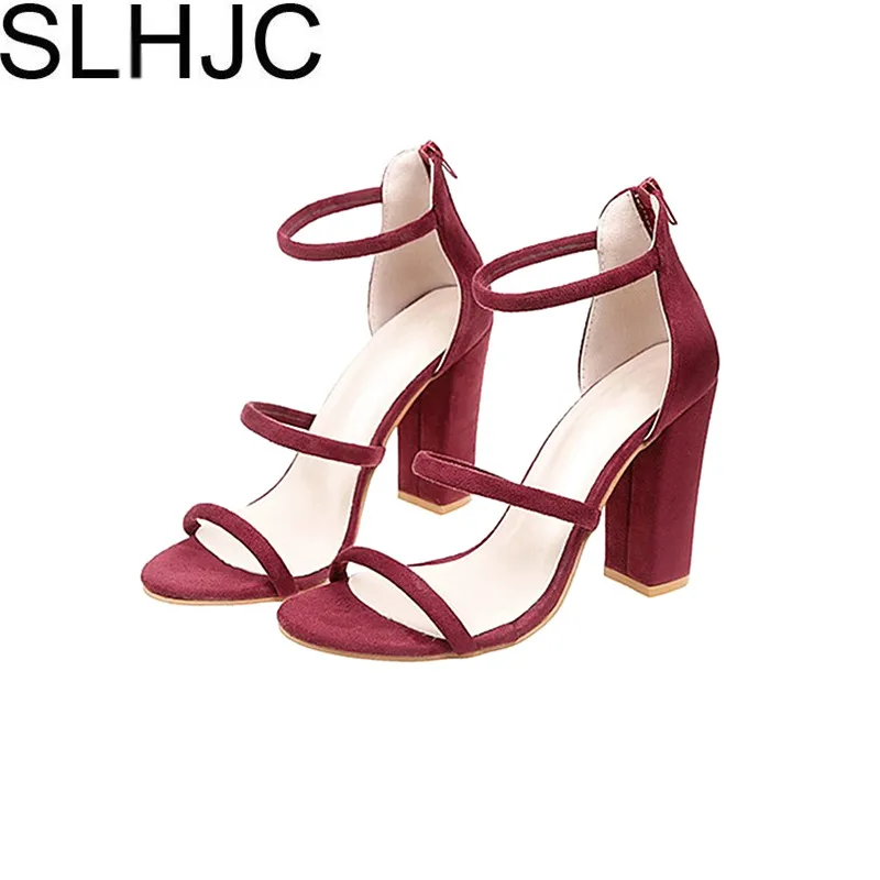 Slhjc 2018 Summer Sandals Size 35 43 Shoes Women Ultra High Heel Open