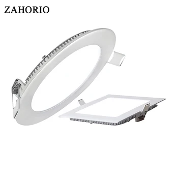 

18W Square LED Panel Light Recessed Kitchen Bathroom Ceiling Lamp AC85-265V LED Downlight Warm White/Cool White Free shipping