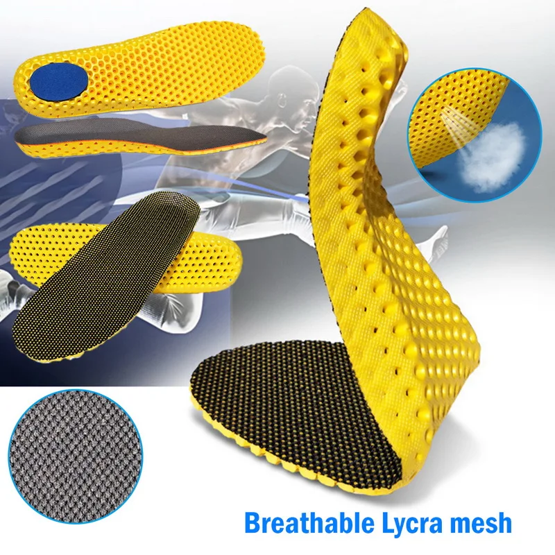 

Orthopedic Insoles Sports insoles Shock Absorption Arch Support Running Shoe Pads Breathable Function Insole 35-40/41-45/46-48