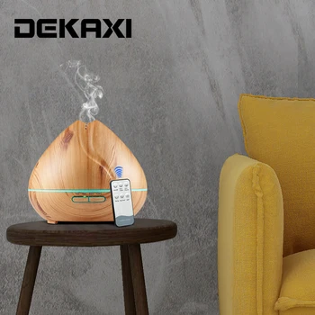 

DEKAXI 550ML Essential Oil Diffuser Air Humidifier Aromatherapy Electric Aroma Diffuser Remote Control ultrasonic humidifier