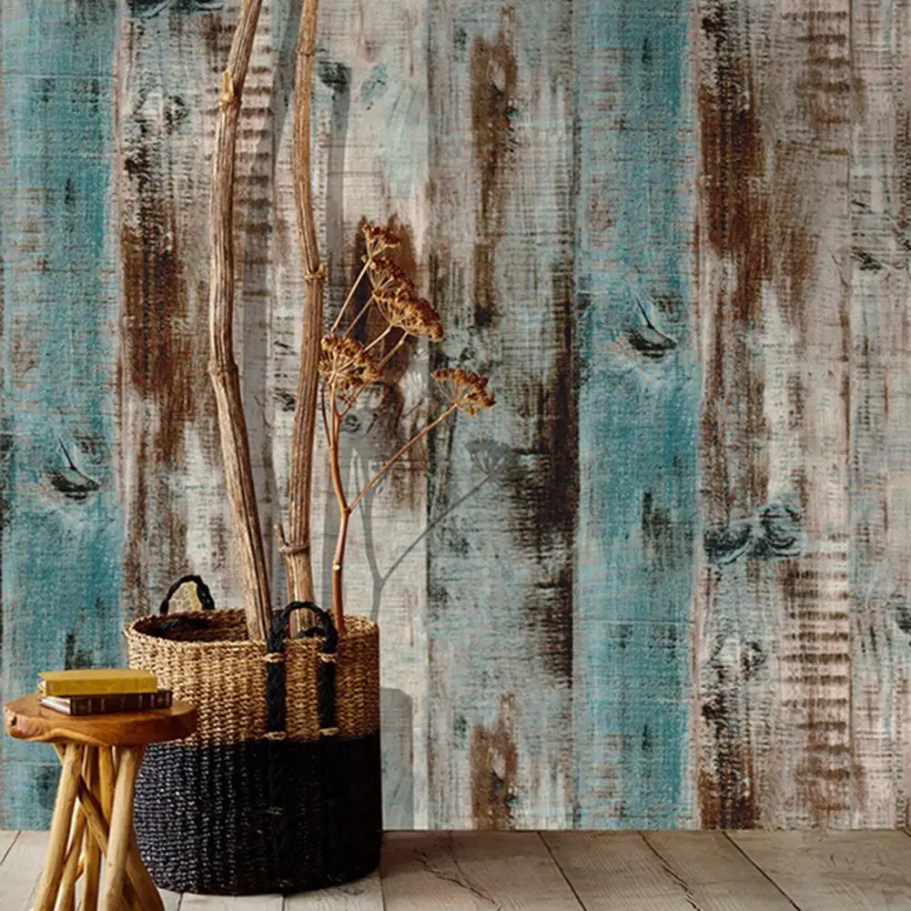 

Retro Wallpaper Self-Adhesive Background Wall Sticker Dormitory Barber Shop Clothing Store Wallpaper PVC Waterproof