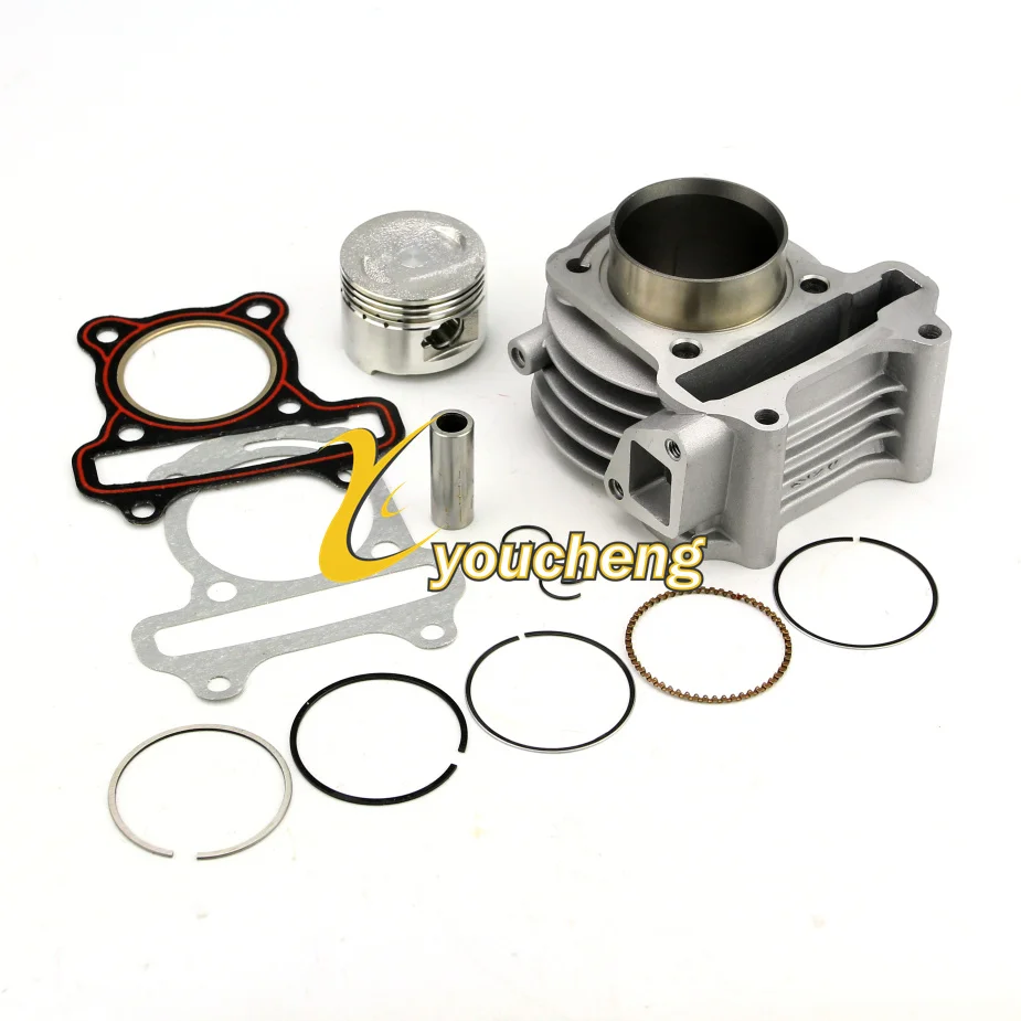 

50mm Big Bore Cylinder with Piston Kit GY6 100cc Chinese Scooter Engine 4T 139QMB 139QMA JONWAY ZNEN Rebuilt Moped TG-GY6100