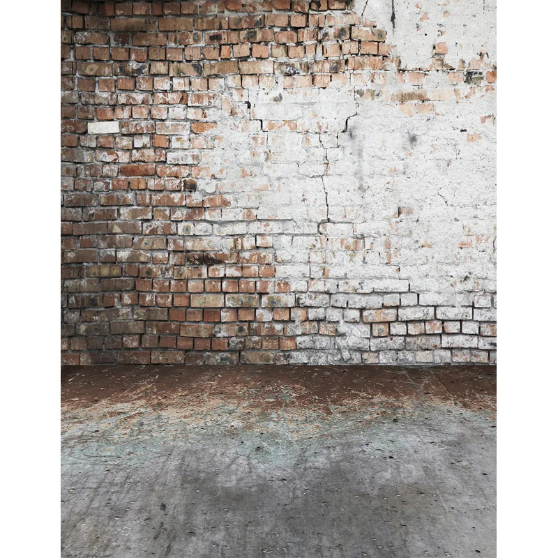 

Custom vinyl cloth old broken brick wall photography backdrops for newborn wedding photo studio portrait backgrounds S-2585