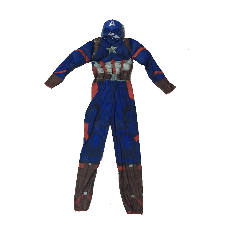 Captain America Costume for Kids Superhero Halloween Cosplay Purim Party Girl On Captain America Boys Captain America Movie Suit (8)