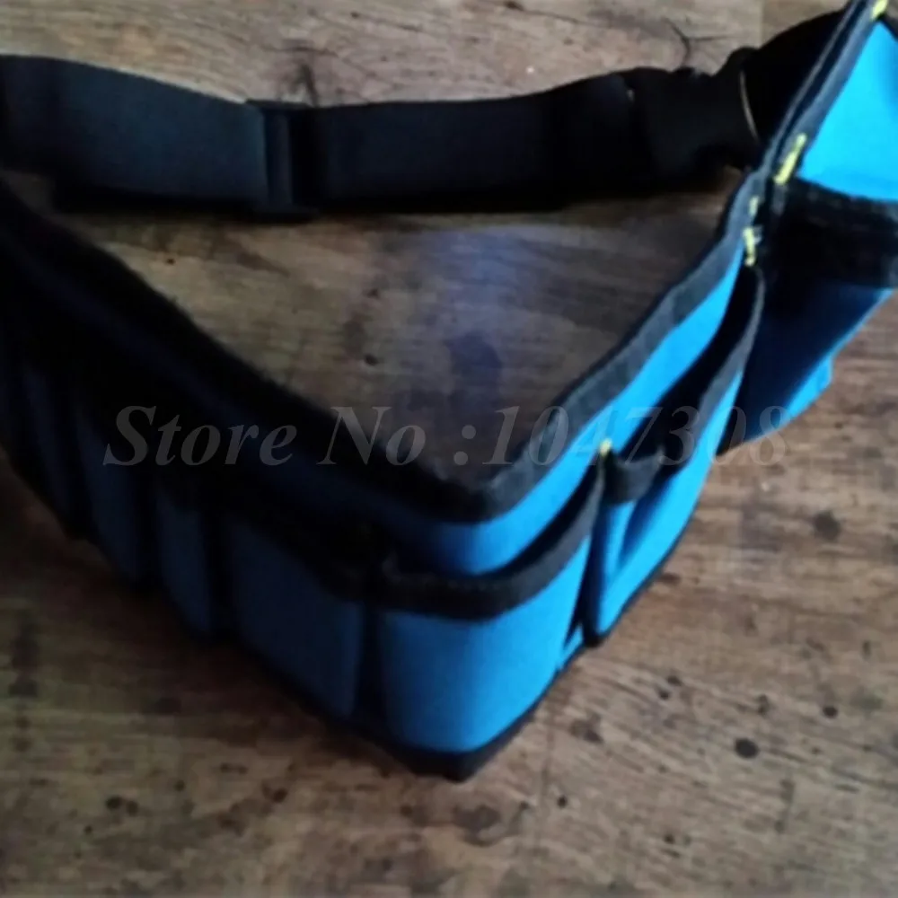 Men Multi-Pockets Waist Tool Bag Utility Pouch Electricians Belt Bags Organizer