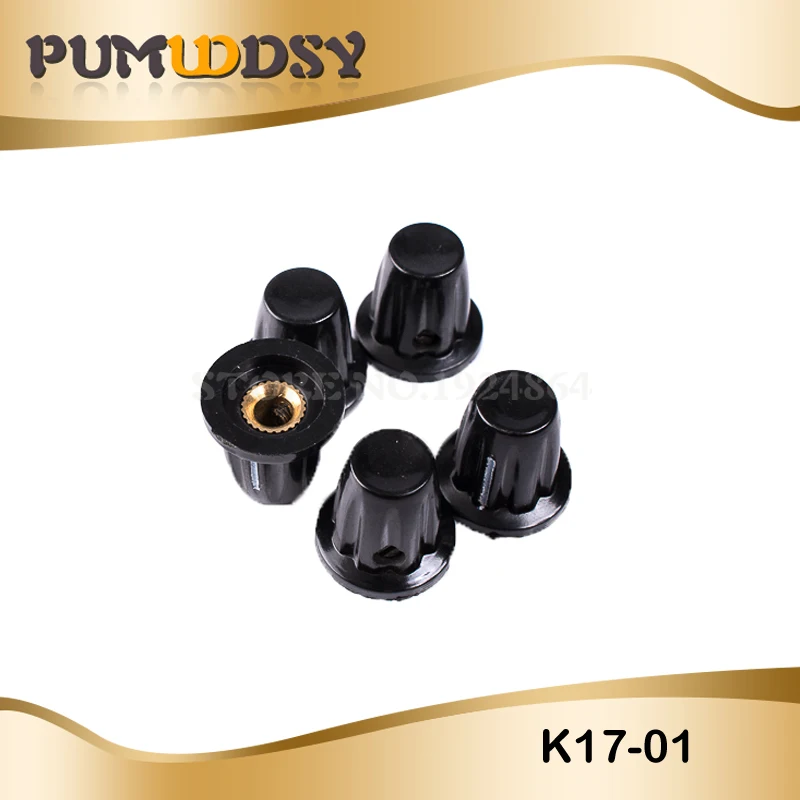 

10pcs Bakelite potentiometer knob hole: 4MM for WH5 WXD3-13 K17-01 potentiometer