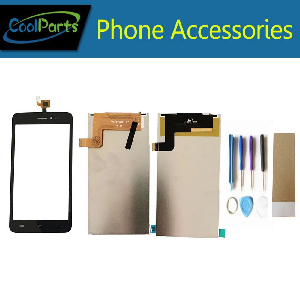 

1PC/Lot For Explay Rio Play TX500SKP-27 TXDT500SKP-27 LCD Screen Display+Touch Screen Digitizer With Tool&Tape Replacement Part