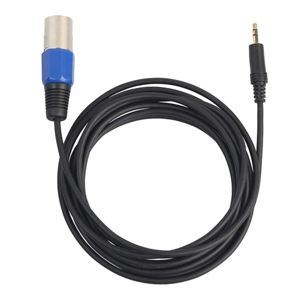 1.5m 3.5mm Stereo Male Plug Connector Cable To Microphone XLR Audio 3Pin Jack Speaker XLR Male For DVD Microphone Speaker Mixer