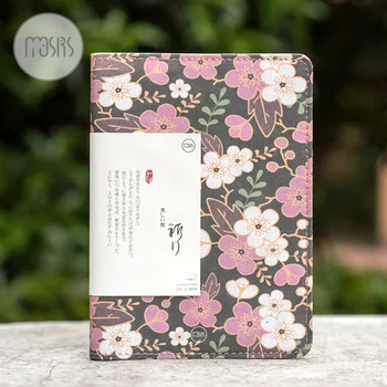 

New Cute PU Leather Flower Schedule Book Diary Weekly Planner Notebook Sketch Book School Supplies Gift