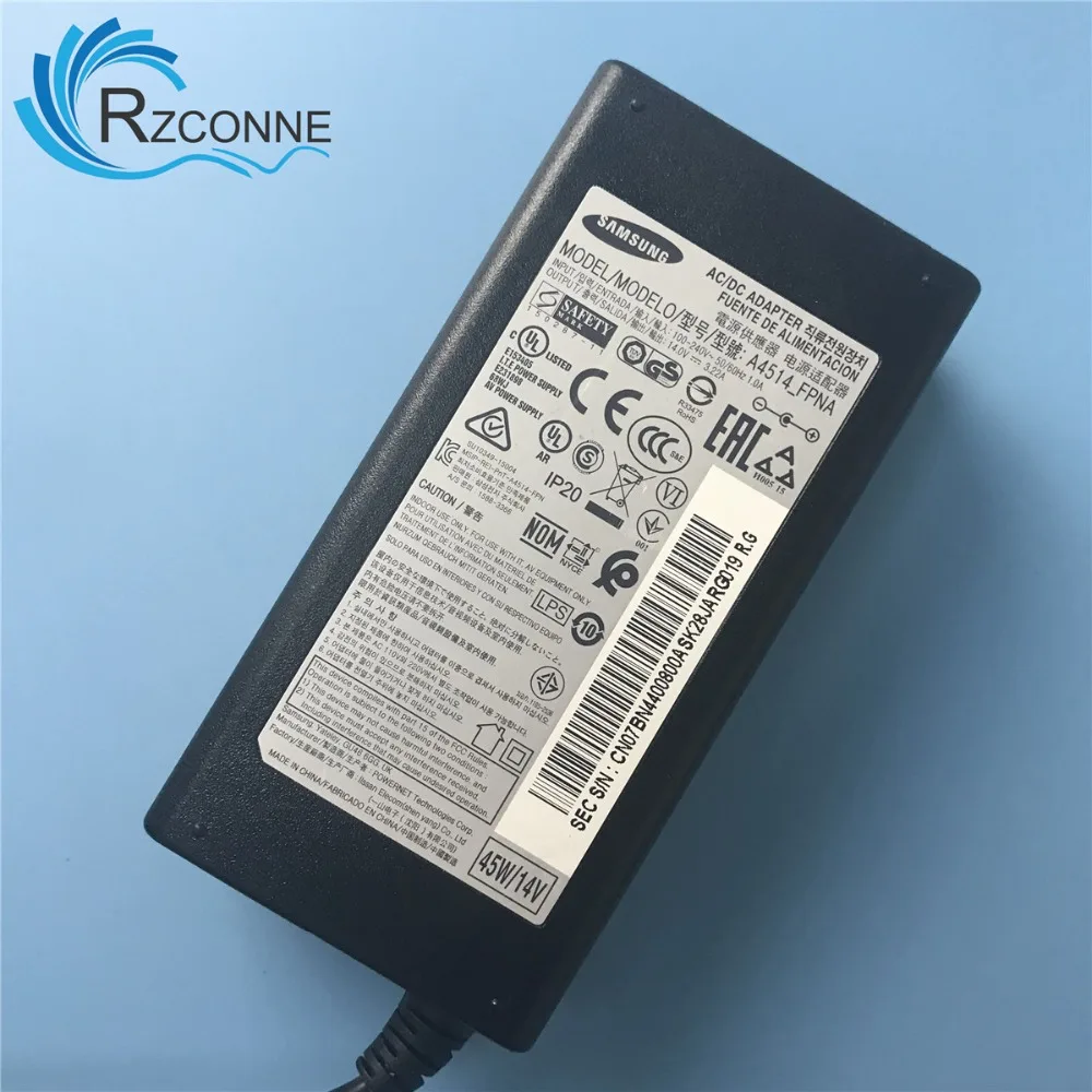 Адаптер переменного тока зарядное устройство для Samsung A4514_FPNA 14V 3.22A 45W