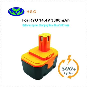 

3.0AH rechargeable Battery RYO14.4A NiMh battery 14.4V Replacement for Ryobi 14.4V battery BPT1026 130224010 battery 14.4V