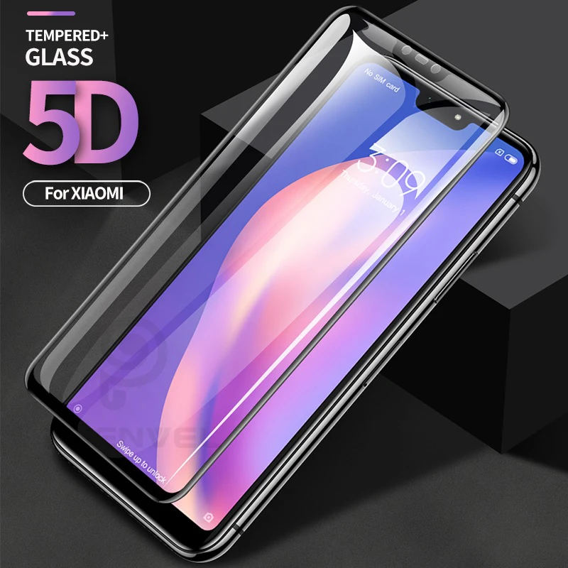 5D Защитное стекло для Xiaomi Mi 8 A2 Lite Олеофобная Защита экрана SE взрывобезопасная