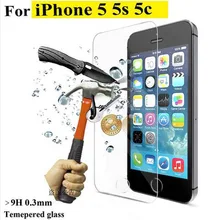 Premium 9H 0 26mm 2 5D Arc Edge Tempered Glass Screen Protector for iPhone 5 5s