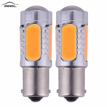 

ONEWELL S25 2 7.5W Universal COB LED Bulbs P21W 1156 / BA15S / BAU15S / BAY15S Turn Signal Reversing Light