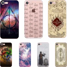 

phone case Harry Potter design soft TPU clear Transparent case cover for Apple iPhone 7 7plus 6 6S 6plus 5S SE coque fundas
