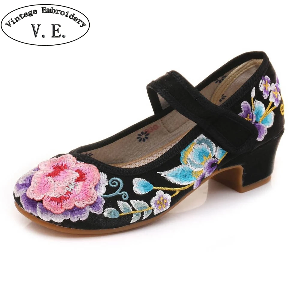 embroidered ballet pumps