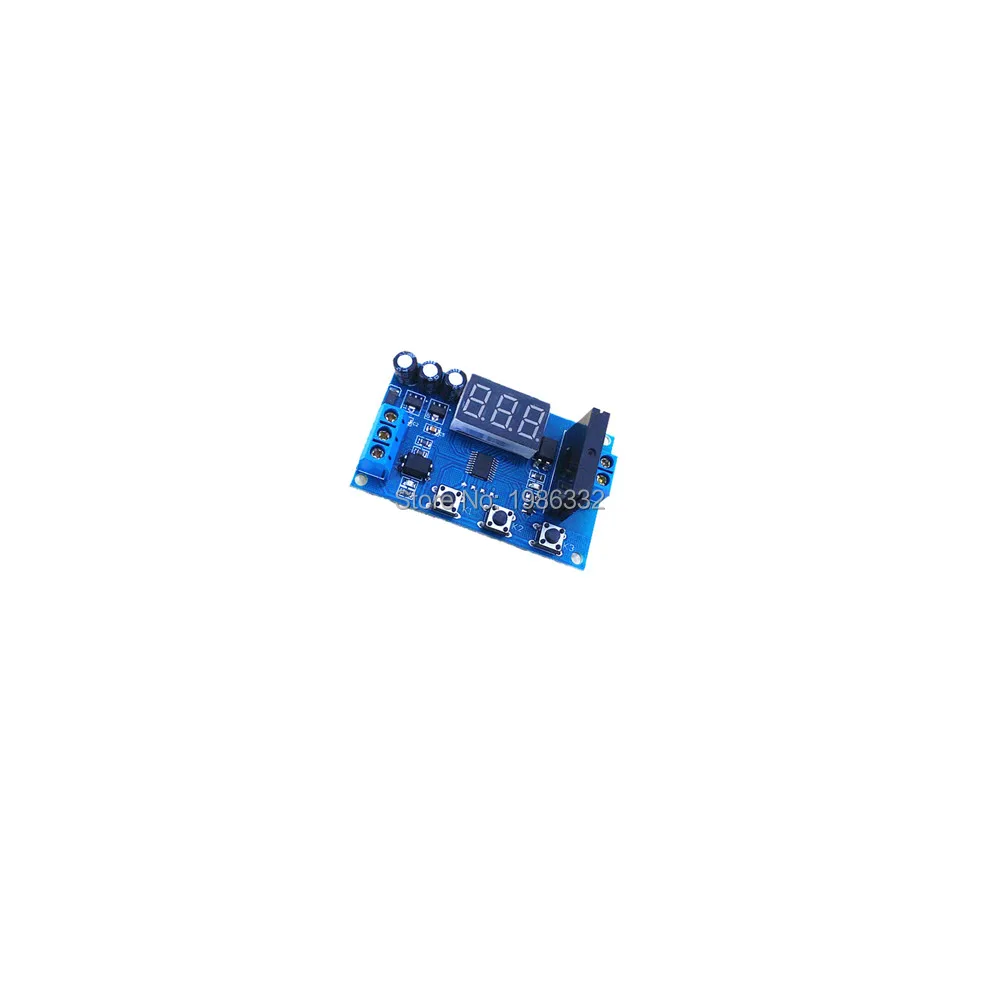 

WS16 LED Display DC 12V Timing Delay Solid State Relay Module Trigger Cycle Time Timer ON OFF PLC Switch AC Contactor Controller