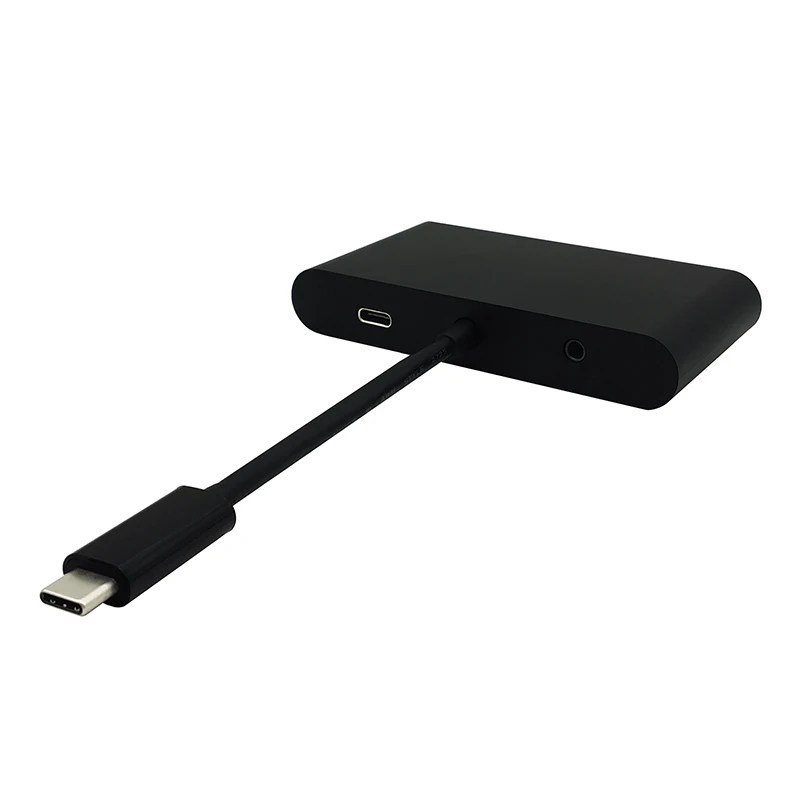USB C Type C to VGA Gigabit Ethernet LAN RJ45 USB-C AUX Adapter USB 3.1 Type-C Converter Cable for Macbook Chromebook Pixel (8)