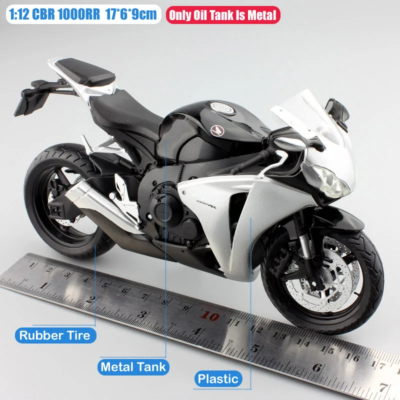 1/12 Automaxx Honda CBR1000RR CBR Fireblade мотоцикл Diecasts& игрушечные транспортные средства масштаб гоночный велосипед модели миниатюры для детей мальчик