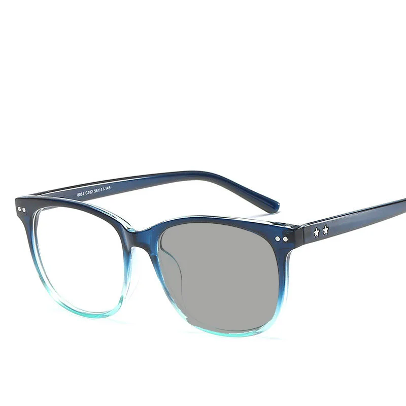 Ashion готовой Nearsight близорукость очки tr90 предписанные оправы очков градусов диоптрий женские туфли синего цвета очки FML