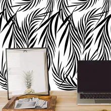 Hot Leaves Removable Art Vinyl Mural Wall Sticker for Children Bedroom Livingroom Home Decor Waterproof Self-adhesive Wallpaper chic green leaves pattern wall sticker for bedroom livingroom decoration