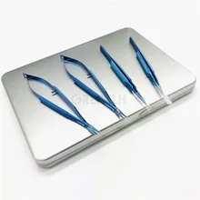 12,5 см офтальмологический зажим из нержавеющей стали титанового сплава держатель иглы ножницы офтальмологические инструменты