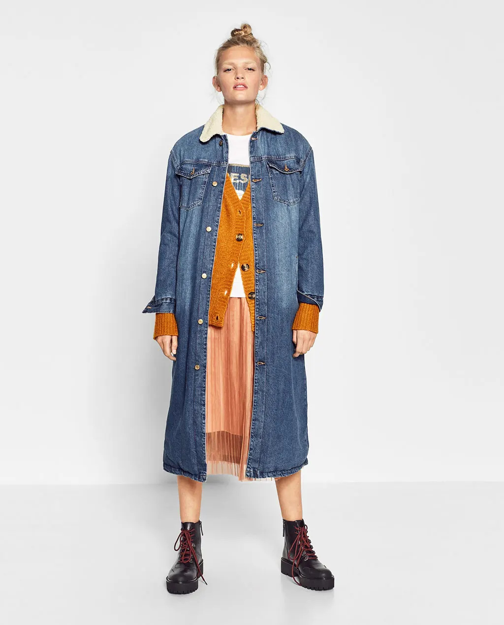 denim wool jacket