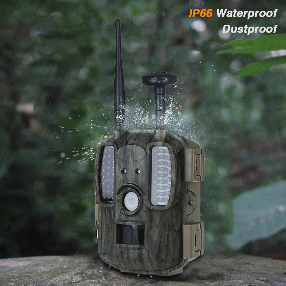 GPS Lovecká kamera 4G FDD-LTE Kamera pro lov trail Nejnovější divoká kamera s dvojitou anténou