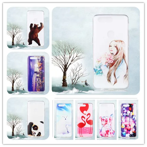 Silicone Cover Oneplus 5T Case Soft TPU Back Phone for A5010 1+5t Print Shells Bags sFor One plus 5t |