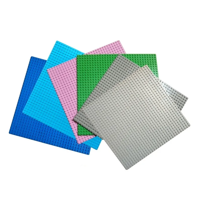 

7 colors Base Plate Building Blocks DIY Educational Toys 32x32 dots Anime Action Figures Floors Compatible Legoing figure plates