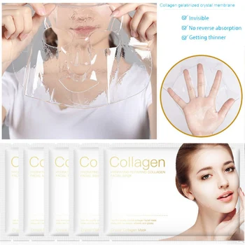 

5Pcs/Set Collagen Face Mask Collagen Facial Masks Moisturizing whitening Anti-aging Skin Care Korean Cosmetics Mask Skin Care