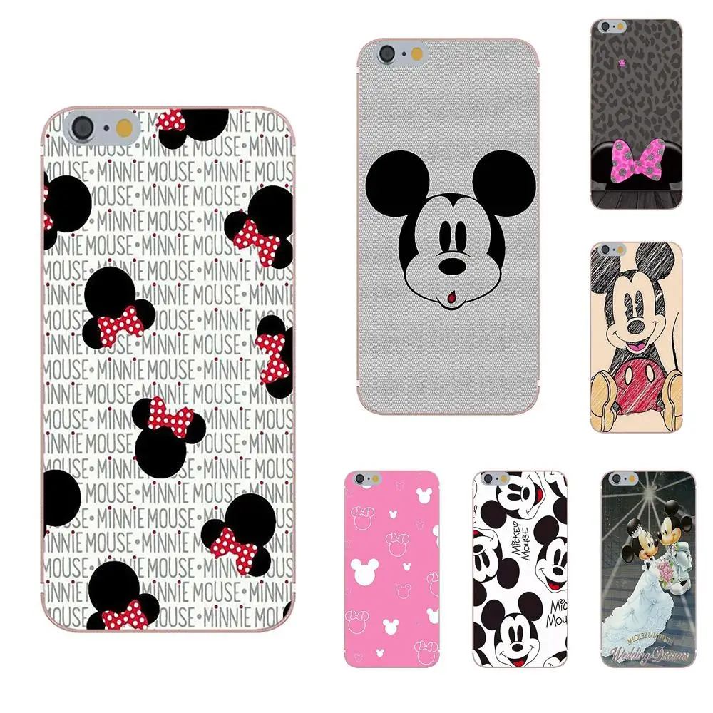 

Kmuysl Soft TPU Art Print For Xiaomi Mi6 Mi 6 A1 Max Mix 2 5X 6X Redmi Note 5 5A 4X 4A A4 4 3 Plus Pro Mickey Minnie Funny Face