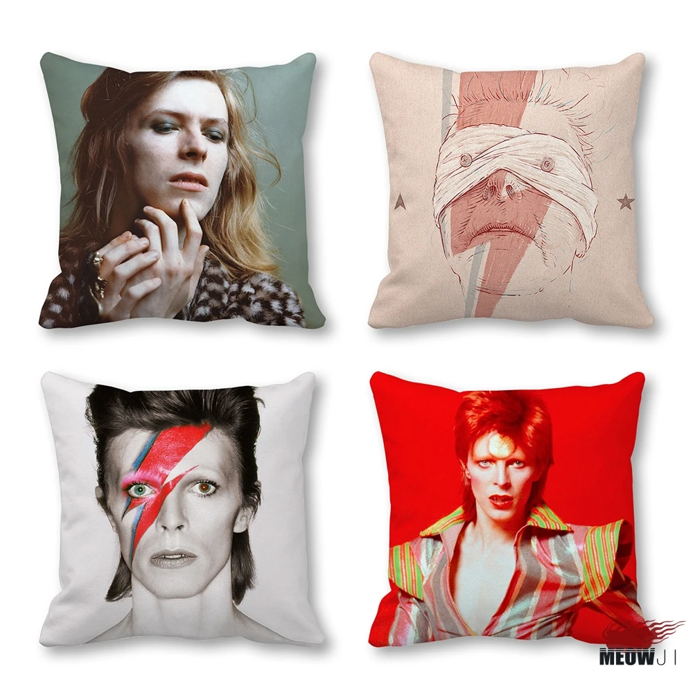 

Great David Bowie Multi Size Throw Pillow Case Cover Free Shipping