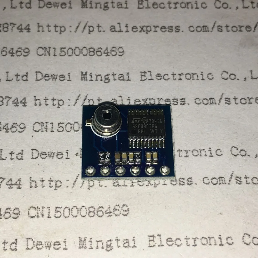

2pcs/lot IR human infrared thermometer MLX90615 non-contact thermometer module serial output data directly