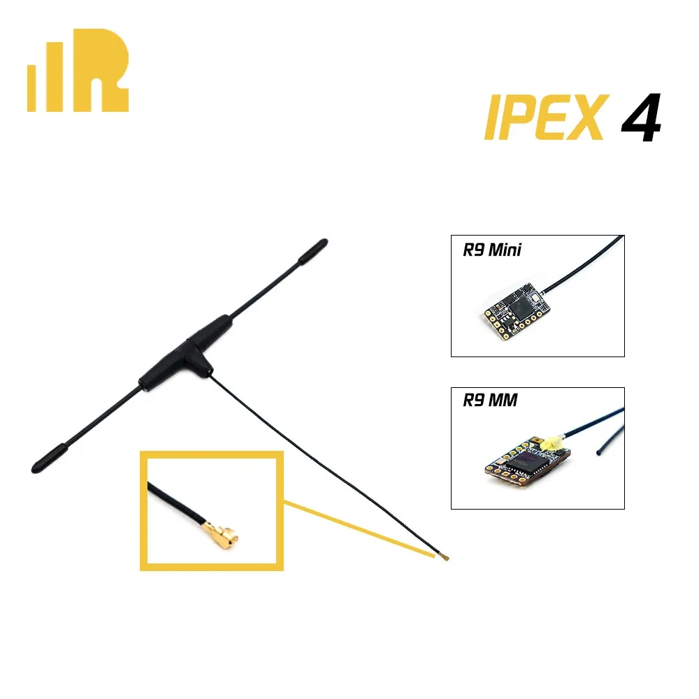 FrSky 868 МГц 915 МГц Ipex4 дипольная T антенна для R9 Mini/R9 мм Приемник