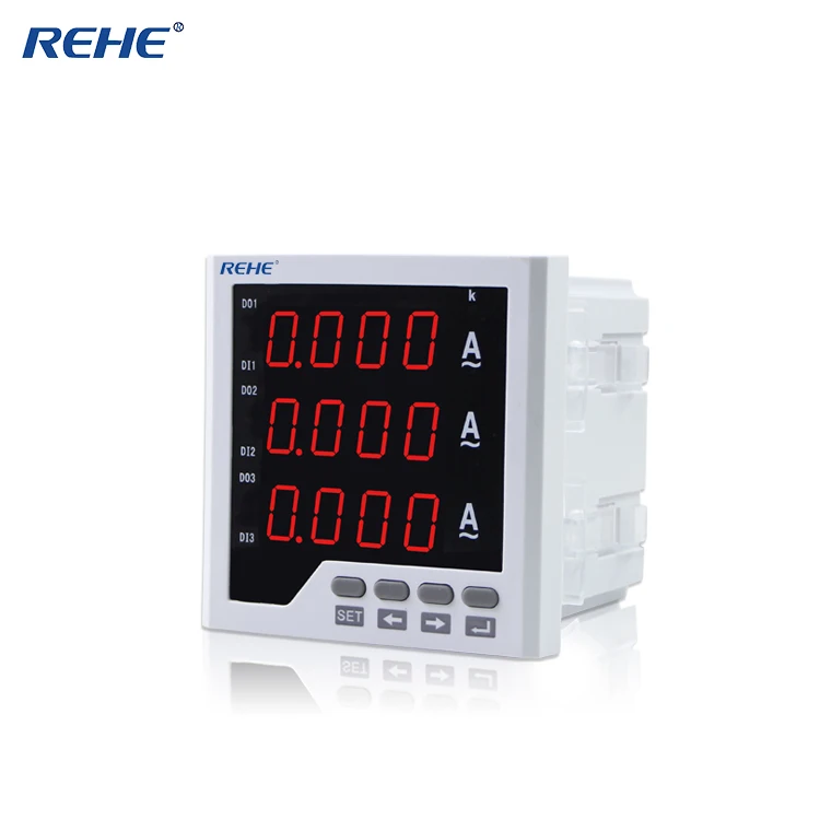Трехфазный измеритель тока REHE RH-3AA33 96*96 мм AC | Инструменты