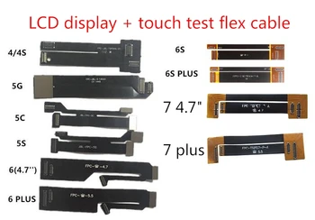 

10SETS/LOT=100PCS touch screen LCD display Extension Extended Tester Test Flex Cable for iPhone 4S 5 5C 5S 6G 6 plus 7 7PLUS