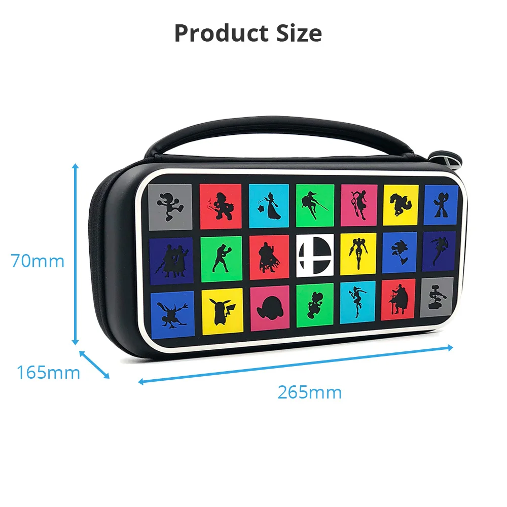Чехол для переноски с переключателем, сумка для хранения с переключателем, Прочный чехол для путешествий, аксессуары для переключателей Nitendo