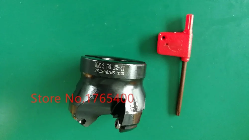 R8 M12 FMB22 держатель + SE KM12 45 градусов торцевая фреза резак 63 22 4T 10 шт. SEKT1204 алюминия